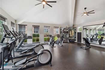 High-endurance fitness center with strength training & cardio equipment